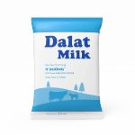 Sữa Tiệt Trùng Ít Đường 220ml Dalat Milk