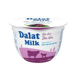 Sữa Chua Dâu Tằm 100g Dalat Milk