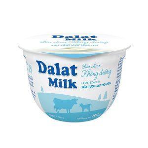 Sữa Chua Không Đường 100g Dalat Milk