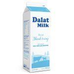 sữa tươi không đường, sữa tươi thanh trùng không đường dalatmilk dung tích 950ml